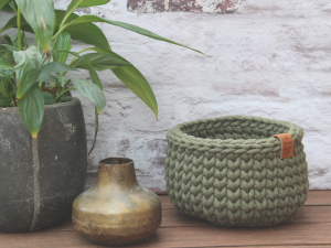 Paniers ronds et cache-pots