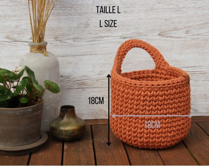 dimensions panier suspendu