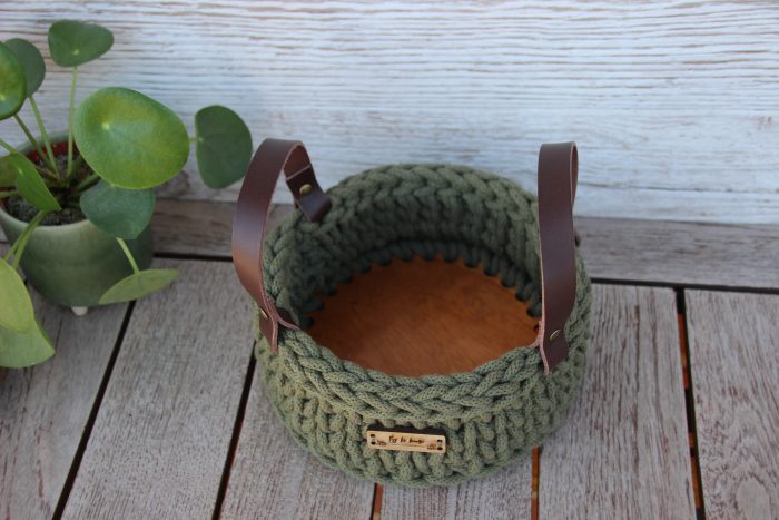 corbeille au crochet