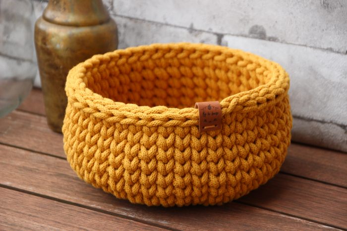 panier en crochet