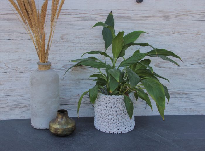 cache pot coton