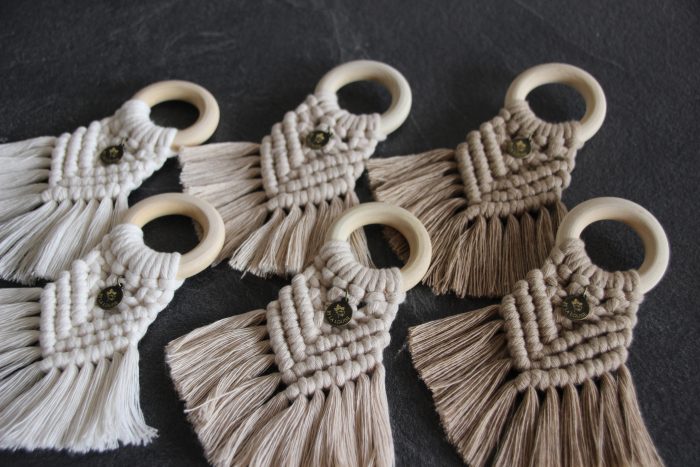 ronds de serviette macramé