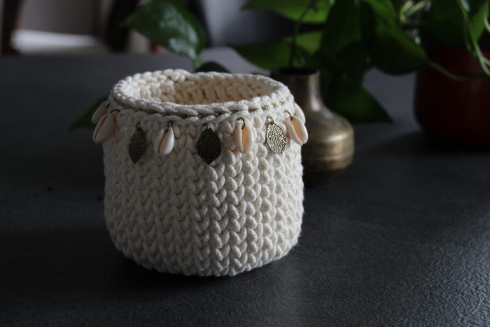 cache pot bohème