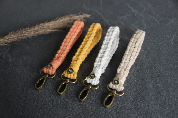 porte clés macramé