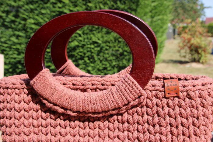 Panier MANON: Petit panier à fond rigide, et anses en bois, 18 Coloris au choix – Image 8