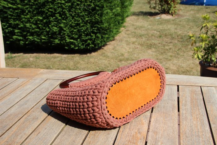 Panier MANON: Petit panier à fond rigide, et anses en bois, 18 Coloris au choix – Image 6