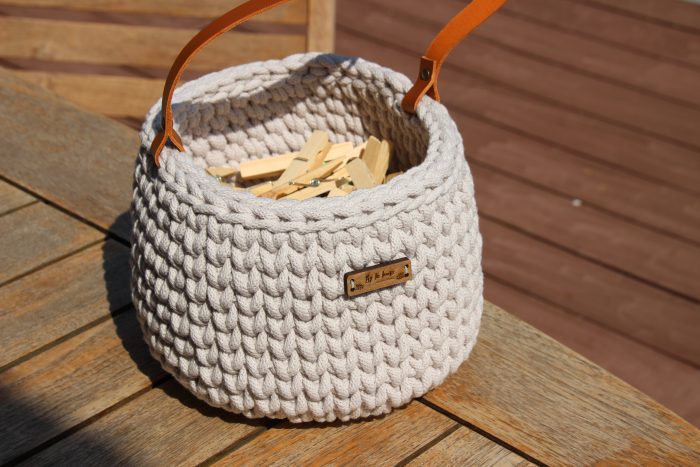 Panier à pinces à linge PIA à suspendre, 18 Coloris au choix – Image 3