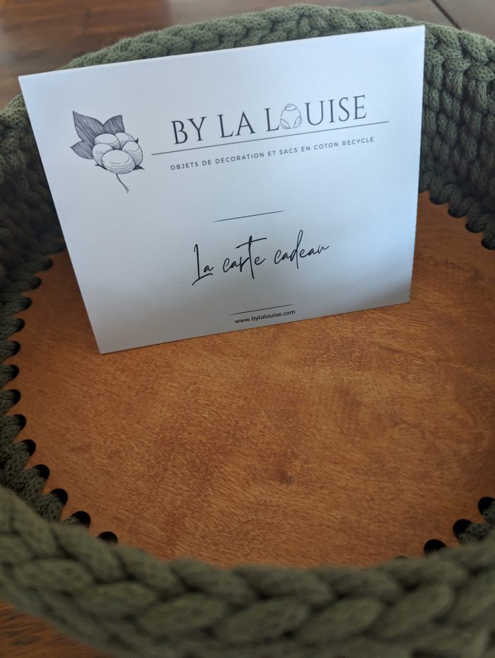 carte cadeau By La Louise