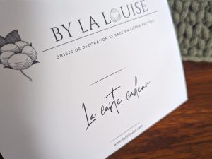 carte cadeau By La Louise
