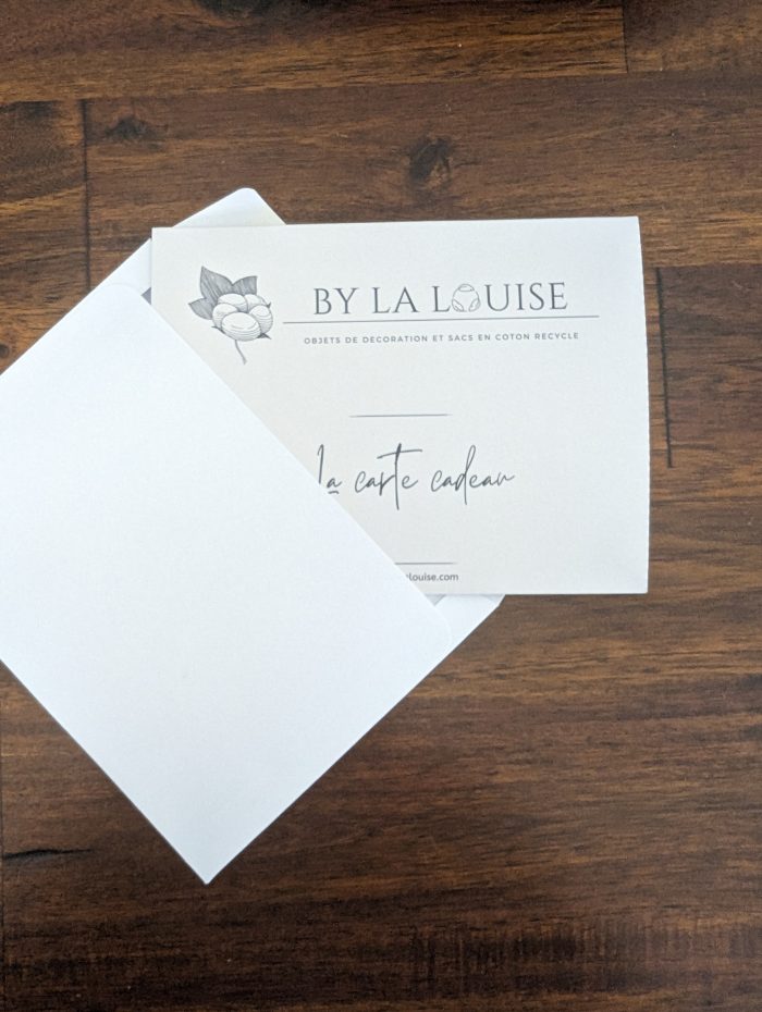 carte cadeau By La Louise