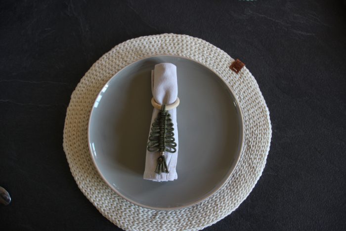 Rond de serviette sapin de Noel