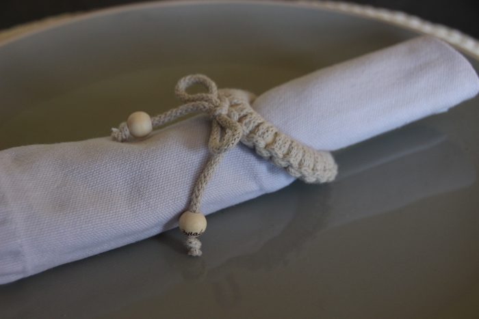 rond de serviette campagne chic