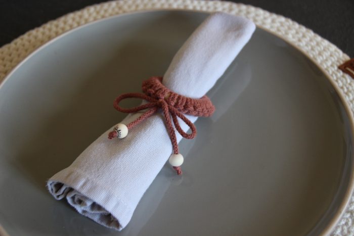 rond de serviette campagne chic