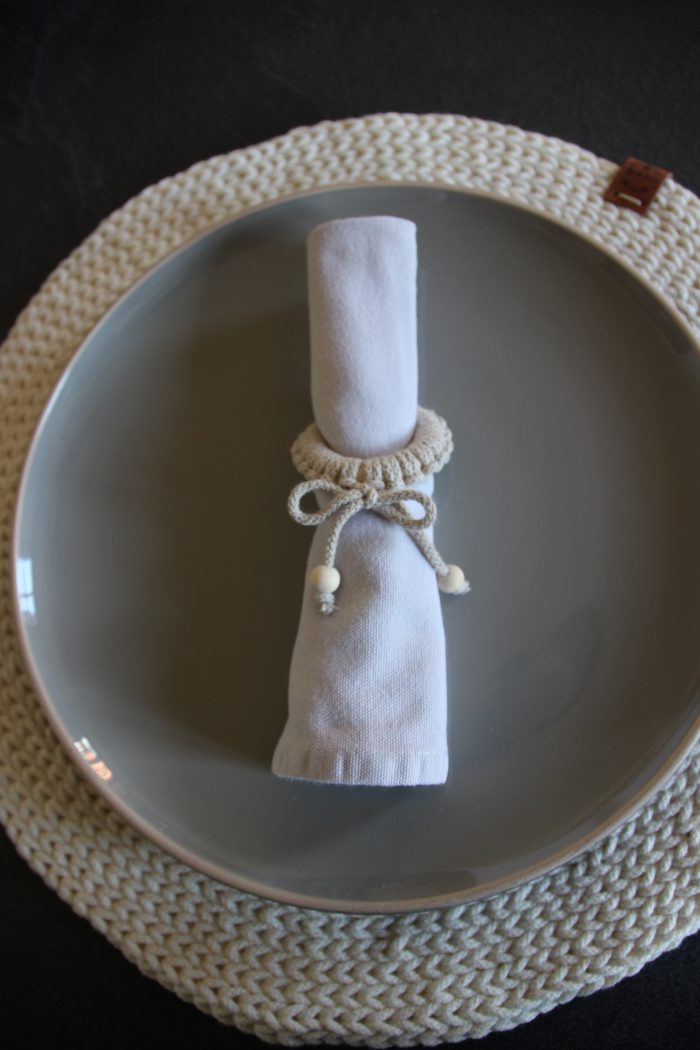 rond de serviette campagne chic