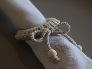 rond de serviette campagne chic