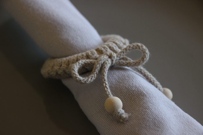 rond de serviette campagne chic