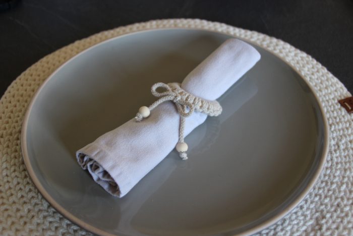 rond de serviette campagne chic