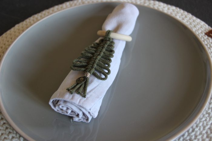 Rond de serviette sapin de Noel
