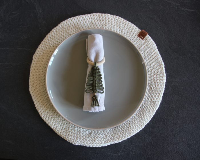 Rond de serviette sapin de Noel