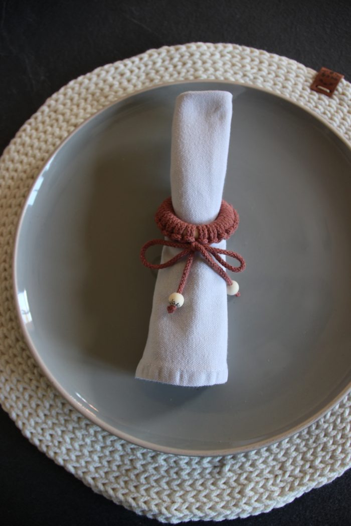 rond de serviette campagne chic