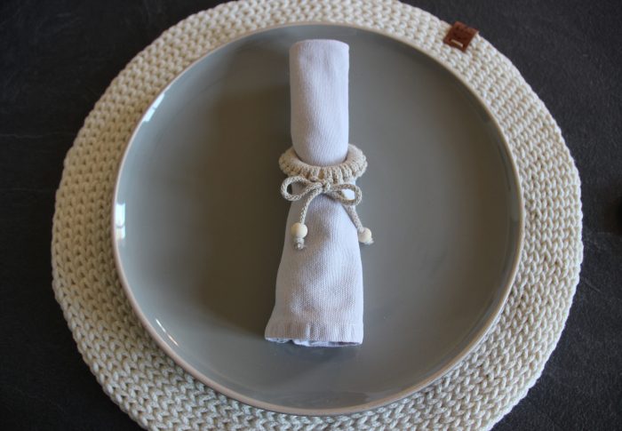 rond de serviette campagne chic
