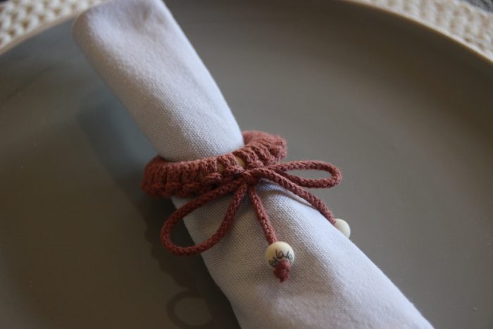 rond de serviette campagne chic