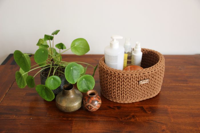 panier de rangement coiffeuse