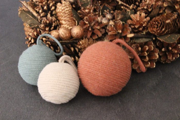 Boules de Noel artisanales