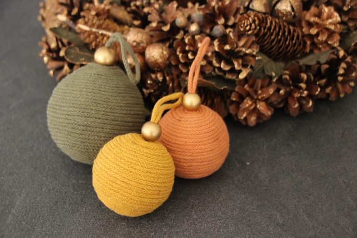 boules de noel fait main