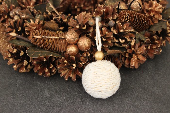 boule de noel pour sapin bohème